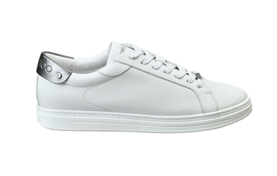 Shop Jimmy Choo Rome Sneakers In White
