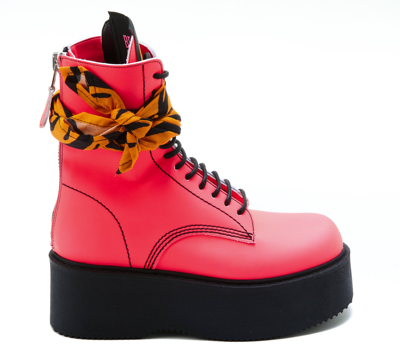 Shop Aniye By Boston Booties In Fuchsia