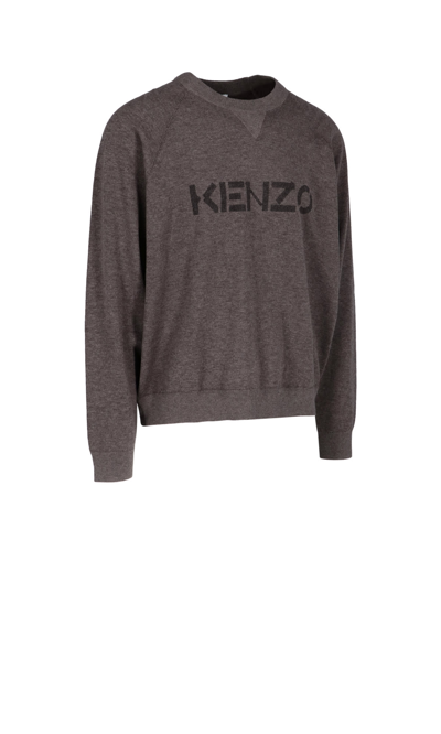 Shop Kenzo Sweater In Taupe