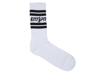 Shop Enterprise Japan Logo Socks In White