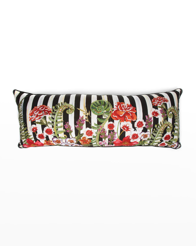 Shop Mackenzie-childs Fern Flora Long Lumbar Pillow