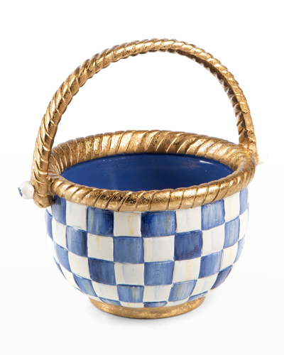 Shop Mackenzie-childs Royal Check Basket - Small