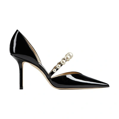 Shop Jimmy Choo Aurelie 85 Pumps In Black White