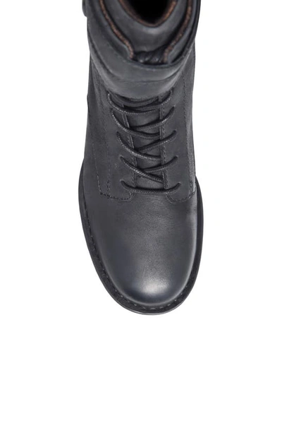 Shop Born Camryn Lace-up Boot In Black Leather