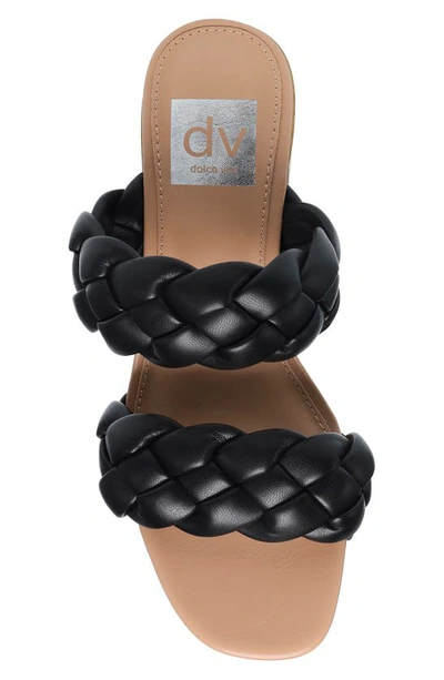 Shop Dv Dolce Vita Stacey Braided Strap Block Heel Sandal In Black