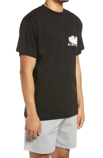 Shop Bel-air Athletics Arch Logo Graphic Tee In Black