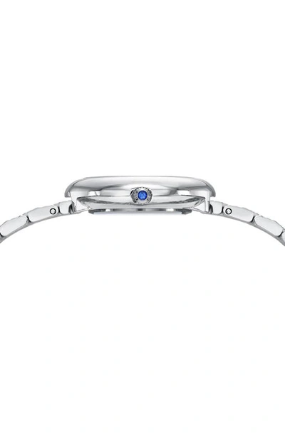 Shop Porsamo Bleu Charlize Opal And Topaz Bracelet Watch, 32mm In Silver