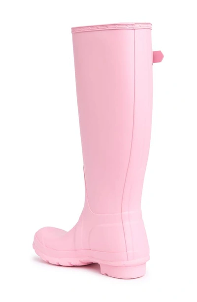 Shop Hunter Original Tall'rain Boot In Blush Thaw