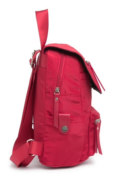 Shop Madden Girl Smooth Poly Mini Backpack In Berry