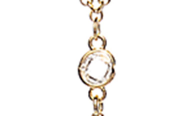 Rivka Friedman Y-design Cz Drop Necklace In 18k Gold Clad