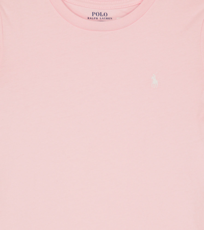Shop Polo Ralph Lauren Cotton T-shirt In Hint Of Pink