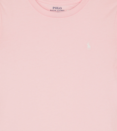 Polo Ralph Lauren Cotton T-shirt In Hint Of Pink