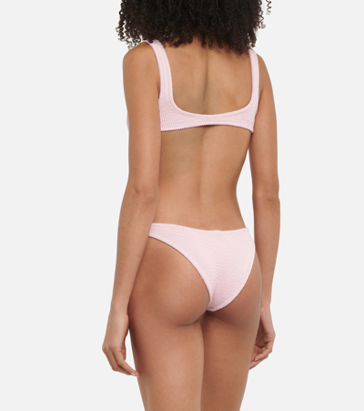Shop Reina Olga Augusta Scrunch Swimsuit In Pastel Pink