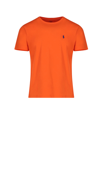 Shop Polo Ralph Lauren T-shirt In Orange