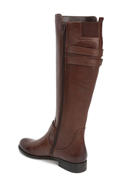 Shop Naturalizer Jessie Knee High Riding Boot In Chocolate Leather