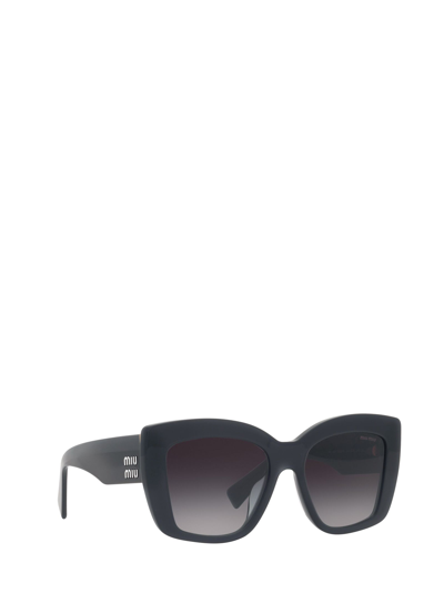 Shop Miu Miu Eyewear Sunglasses In Grey Opal