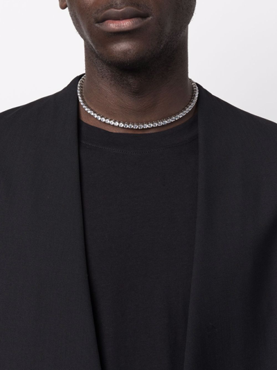 Dsquared2 Crystal-embellished Necklace In Silber