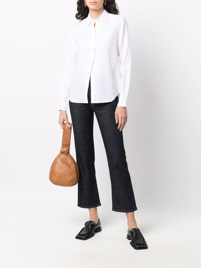 Shop Aspesi Slim-cut Shirt In Weiss