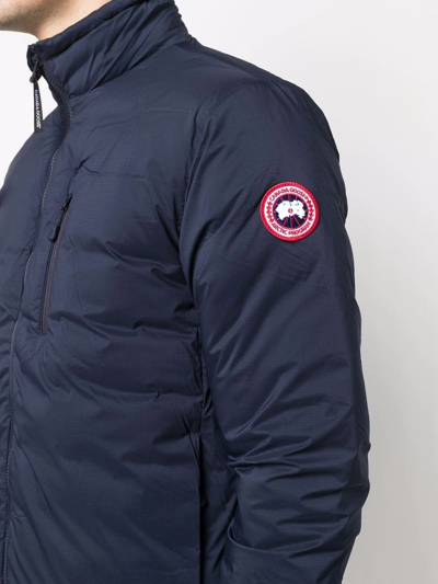 Canada Goose Lodge Packable 750 Fill Power Down Jacket In Blue | ModeSens