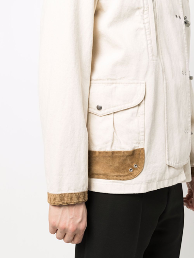 Shop Fay Clasp-fastened Light-weight Jacket In Nude