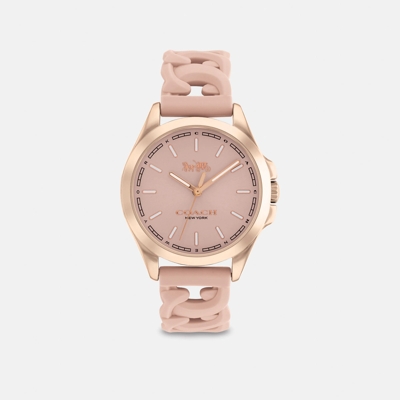 Shop Coach Libby Watch, 34 Mm In Pink