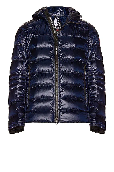 Shop Canada Goose Crofton Hoody In Atlantic Navy