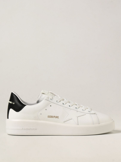 Shop Golden Goose Pure New  Sneakers In Leather In 白色