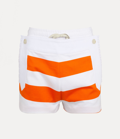 Shop Vivienne Westwood Sailor Shorts In Multicoloured