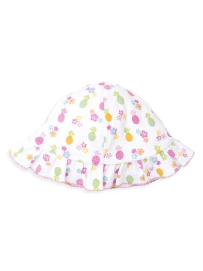 Shop Kissy Kissy Baby's Aloha Summer Reversible Floppy Hat In Neutral