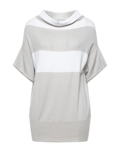 Shop Live Woman Turtleneck Light Grey Size 2 Cashmere
