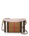 Burberry 'peyton - House Check' Crossbody Bag - Purple In Pale Orchid