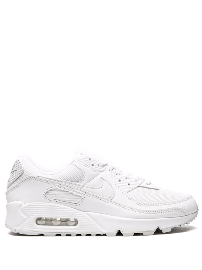 Shop Nike Air Max 90 "triple White" Sneakers