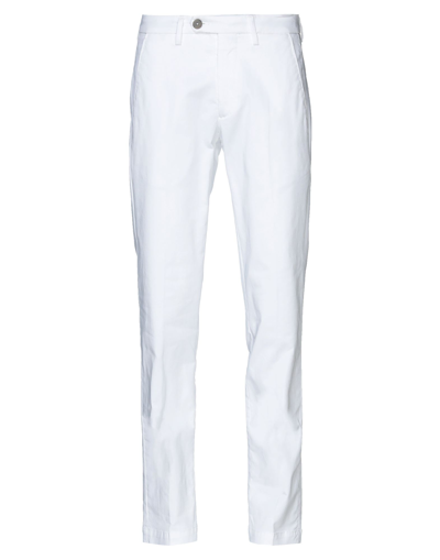 Shop Michael Coal Man Pants White Size 30 Cotton, Elastane