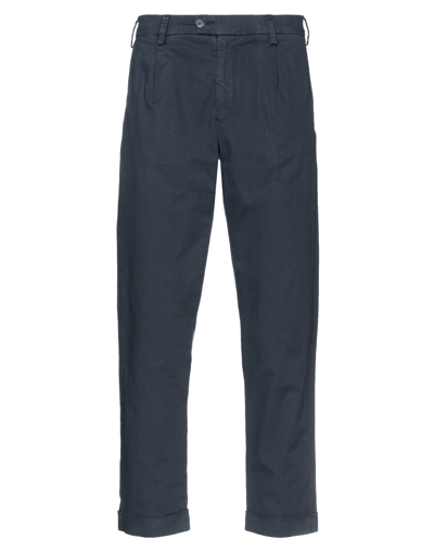 Shop Jeordie's Man Cropped Pants Slate Blue Size 36 Cotton, Elastane
