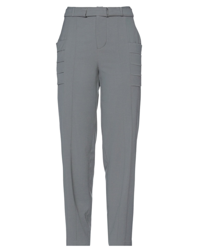 Shop Vejas Woman Pants Grey Size 6 Virgin Wool, Silk, Elastane