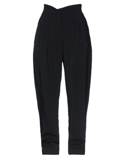 Shop Alberta Ferretti Woman Pants Black Size 4 Linen