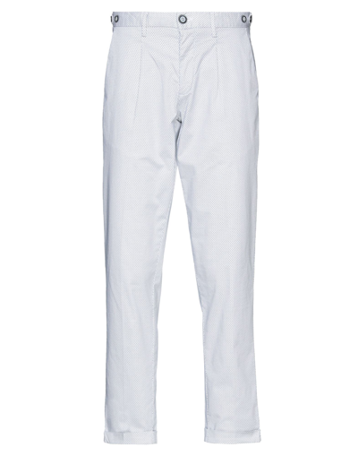 Shop Yes Zee By Essenza Man Pants White Size 33 Cotton, Elastane