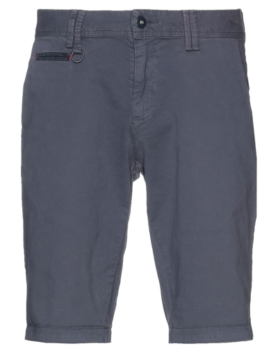 Shop Yes Zee By Essenza Man Shorts & Bermuda Shorts Dark Purple Size 29 Cotton, Elastane