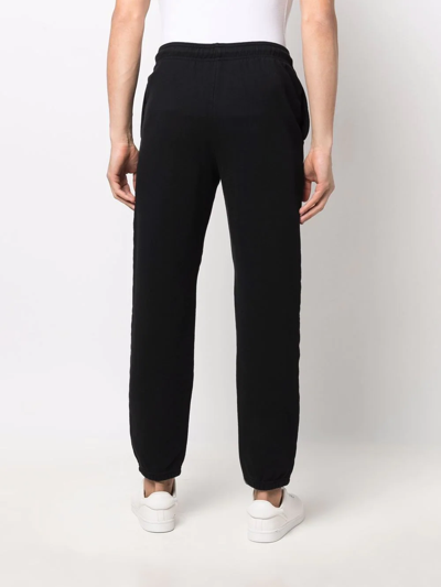 Shop Sandro Embroidered-logo Track Pants In Black