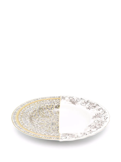 Seletti Agroha Hybrid Soup Plate (set Of 2) In White