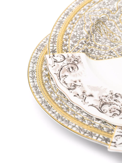 Seletti Agroha Hybrid Soup Plate (set Of 2) In White