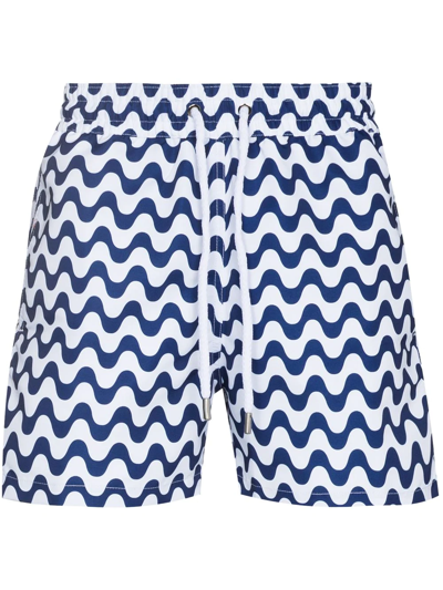 Frescobol Carioca Copacabana Sport Swim Shorts In White