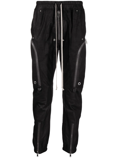 Shop Rick Owens Bauhaus Cargo Pants In Black