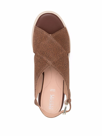 Geox Sukui 2 Open Toe Sandals In Brown