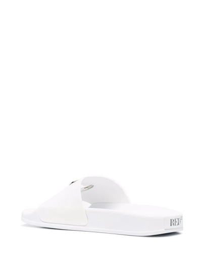 Redv Heart Plaque Slides In White