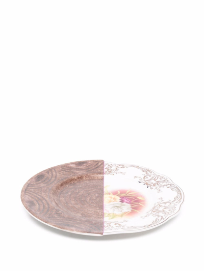 Shop Seletti Hybrid Fruit Plates (set Of Two) In White