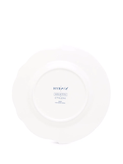 Seletti Hybrid Fruit Plates (set Of Two) In White