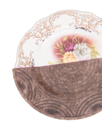 Shop Seletti Hybrid Fruit Plates (set Of Two) In White