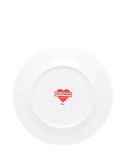 Seletti Graphic-print Plate In Red