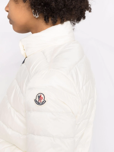 Shop Moncler Lans Puffer Jacket In Neutrals